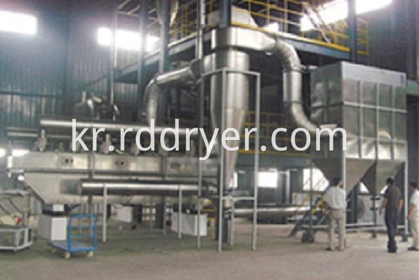 High Drying Efficiency Vibrating Fluid Bed Drying Machine